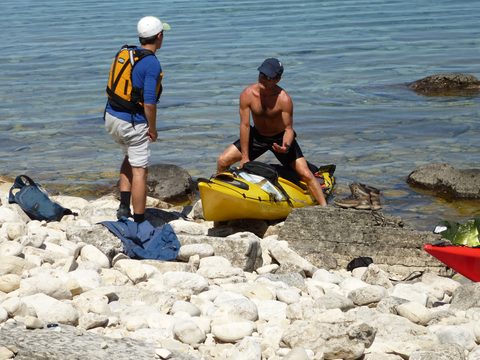 Photo from Backpack or Kayak camping, Reed's Dump, Bruce Peninsula