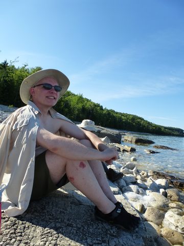 Photo from Backpack or Kayak camping, Reed's Dump, Bruce Peninsula