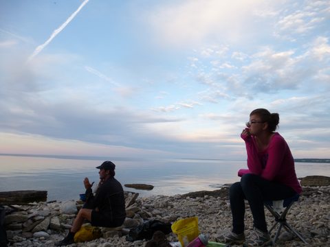 Photo from Backpack or Kayak camping, Reed's Dump, Bruce Peninsula