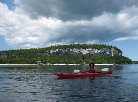 Photo from Backpack or Kayak camping, Reed's Dump, Bruce Peninsula