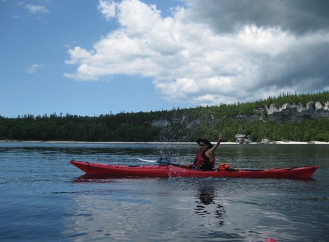 Photo from Backpack or Kayak camping, Reed's Dump, Bruce Peninsula