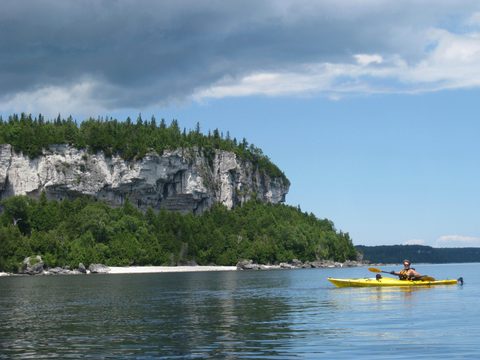 Photo from Backpack or Kayak camping, Reed's Dump, Bruce Peninsula