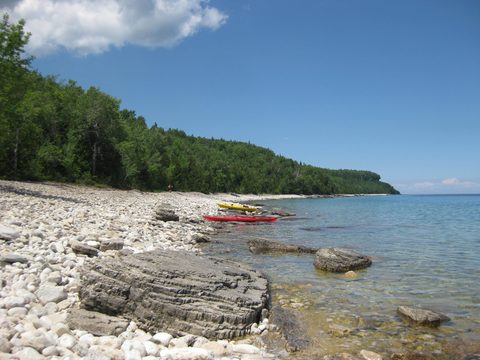 Photo from Backpack or Kayak camping, Reed's Dump, Bruce Peninsula