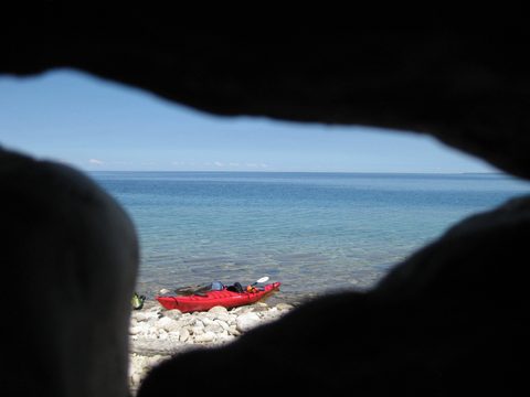 Photo from Backpack or Kayak camping, Reed's Dump, Bruce Peninsula