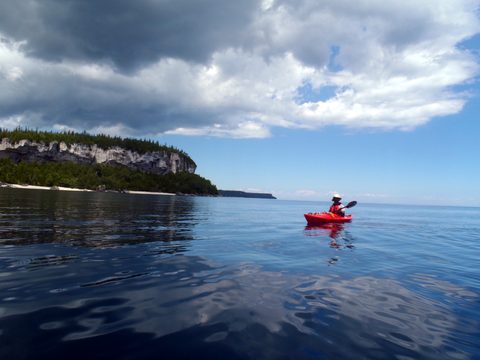 Photo from Backpack or Kayak camping, Reed's Dump, Bruce Peninsula