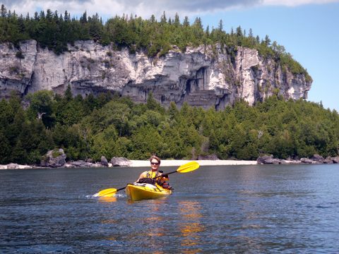 Photo from Backpack or Kayak camping, Reed's Dump, Bruce Peninsula