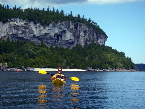 Photo from Backpack or Kayak camping, Reed's Dump, Bruce Peninsula
