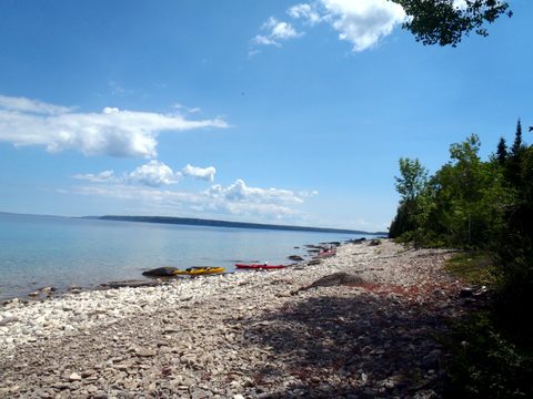 Photo from Backpack or Kayak camping, Reed's Dump, Bruce Peninsula