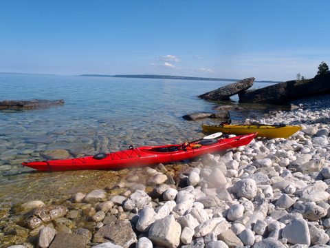 Photo from Backpack or Kayak camping, Reed's Dump, Bruce Peninsula