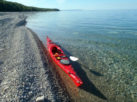 Photo from Backpack or Kayak camping, Reed's Dump, Bruce Peninsula