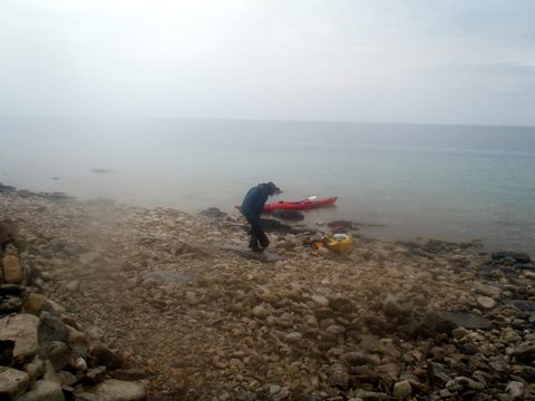 Photo from Backpack or Kayak camping, Reed's Dump, Bruce Peninsula
