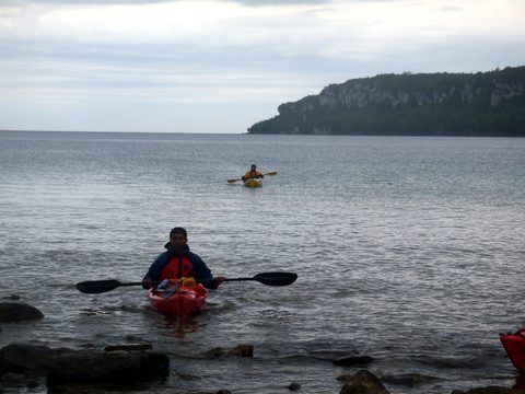 Photo from Backpack or Kayak camping, Reed's Dump, Bruce Peninsula
