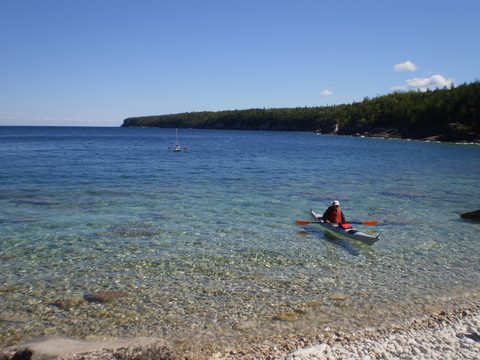 Photo from Kayaking, Bruce Peninsula National Park, through paddle