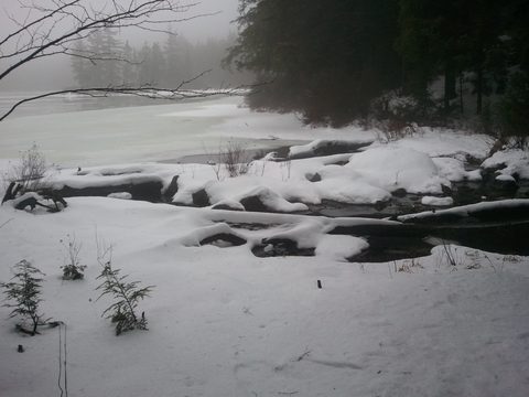 Photo from Snowshoe camping, Maggie Lake, Algonquin
