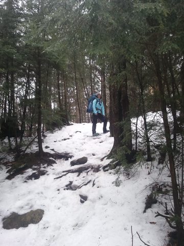 Photo from Snowshoe camping, Maggie Lake, Algonquin