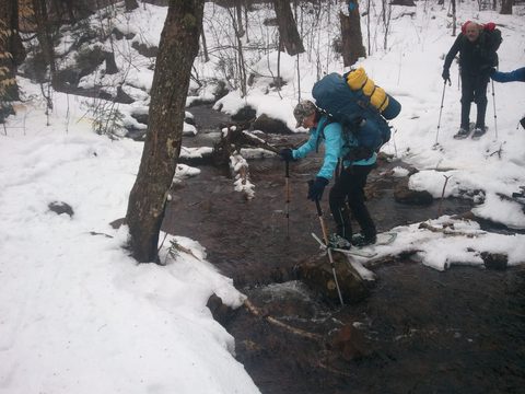 Photo from Snowshoe camping, Maggie Lake, Algonquin