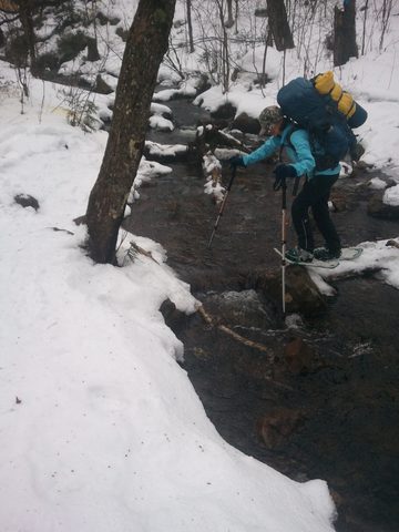Photo from Snowshoe camping, Maggie Lake, Algonquin