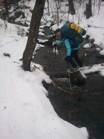 Photo from Snowshoe camping, Maggie Lake, Algonquin