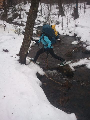 Photo from Snowshoe camping, Maggie Lake, Algonquin