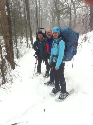 Photo from Snowshoe camping, Maggie Lake, Algonquin