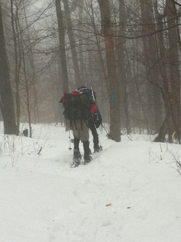 Photo from Snowshoe camping, Maggie Lake, Algonquin