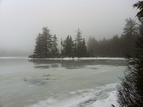 Photo from Snowshoe camping, Maggie Lake, Algonquin