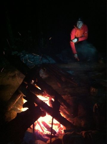 Photo from Snowshoe camping, Maggie Lake, Algonquin