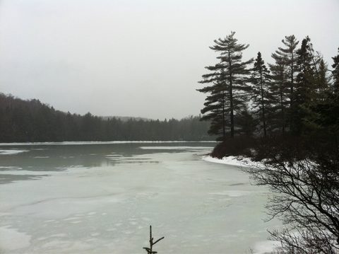 Photo from Snowshoe camping, Maggie Lake, Algonquin