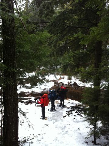Photo from Snowshoe camping, Maggie Lake, Algonquin