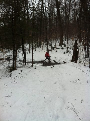 Photo from Snowshoe camping, Maggie Lake, Algonquin