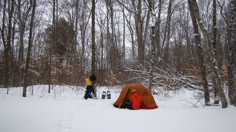 Photo from Ski camping, Minnesing Wilderness Trail, Algonquin