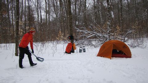 Photo from Ski camping, Minnesing Wilderness Trail, Algonquin
