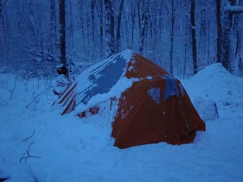Photo from Ski camping, Minnesing Wilderness Trail, Algonquin