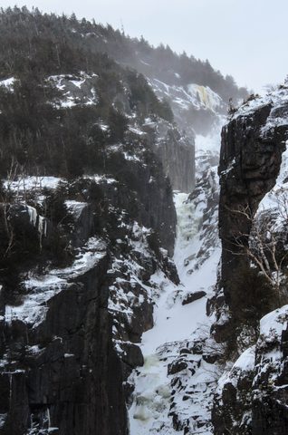 A couloir on Mount Colden