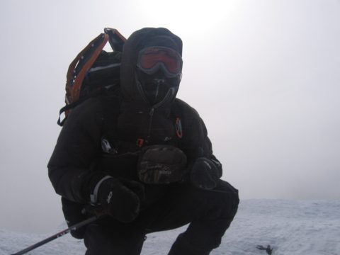 Tim on summit, next stop Denali