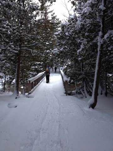 Photo from Snowshoe camping, Bruce National Peninsula Park