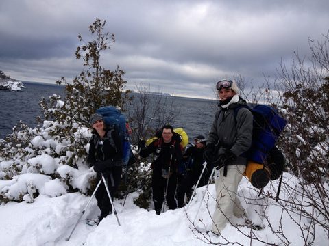 Photo from Snowshoe camping, Bruce National Peninsula Park