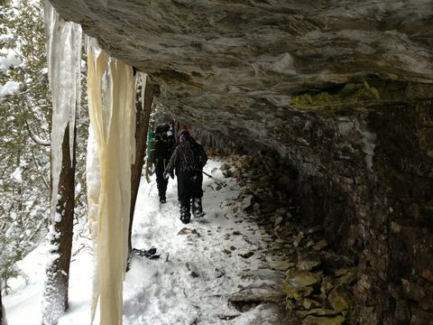 Photo from Snowshoe camping, Bruce National Peninsula Park