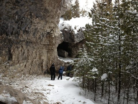 Photo from Snowshoe camping, Bruce National Peninsula Park