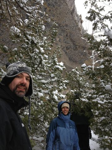 Photo from Snowshoe camping, Bruce National Peninsula Park
