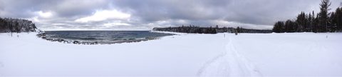 Photo from Snowshoe camping, Bruce National Peninsula Park