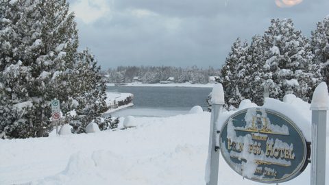 Photo from Snowshoe camping, Bruce National Peninsula Park
