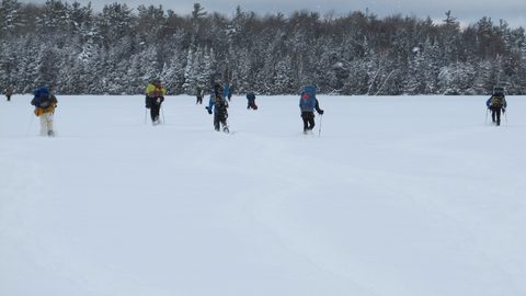 Photo from Snowshoe camping, Bruce National Peninsula Park