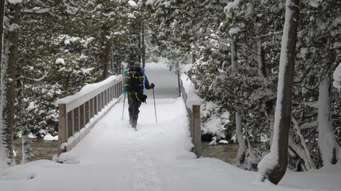 Photo from Snowshoe camping, Bruce National Peninsula Park