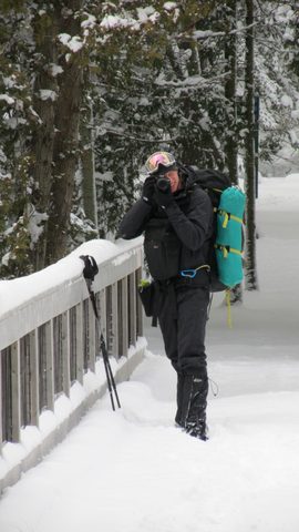 Photo from Snowshoe camping, Bruce National Peninsula Park