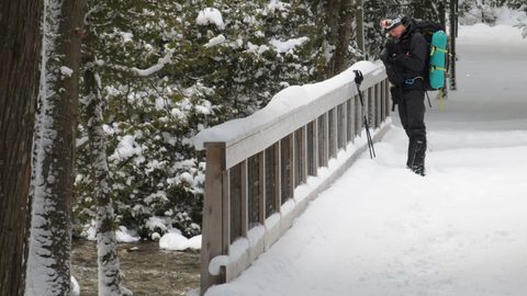 Photo from Snowshoe camping, Bruce National Peninsula Park