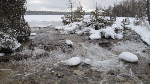 Photo from Snowshoe camping, Bruce National Peninsula Park