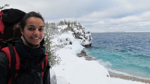 Photo from Snowshoe camping, Bruce National Peninsula Park