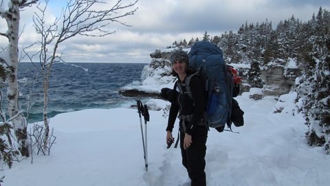 Photo from Snowshoe camping, Bruce National Peninsula Park