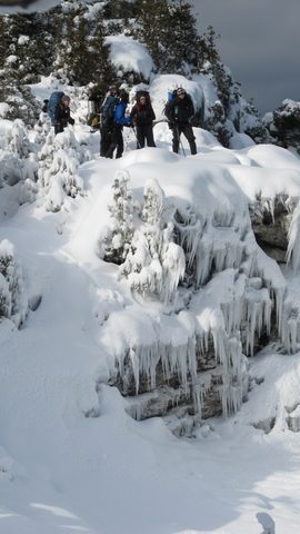 Photo from Snowshoe camping, Bruce National Peninsula Park